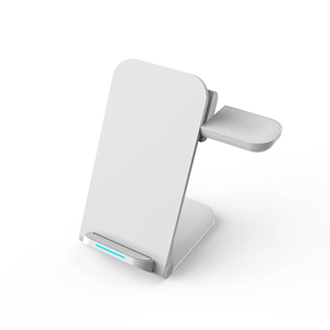 Station de <span class=keywords><strong>charge</strong></span> pliable minimaliste pour appareils mobiles avec <span class=keywords><strong>charge</strong></span> sans fil rapide et prise en <span class=keywords><strong>charge</strong></span> de plusieurs appareils pour les espaces de travail modernes - Product Image 6