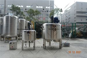 Thép không gỉ điện Nhiệt Áo khoác hóa học kết tinh Titan nhũ hóa mỹ phẩm khuấy khuấy bể lò phản ứng - Product Image 6