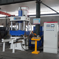 Presse servo-hydraulique à quatre colonnes de 100 tonnes pour le moulage à chaud de plastiques thermodurcissables (BMC/DMC)/composites/fibres de carbone
