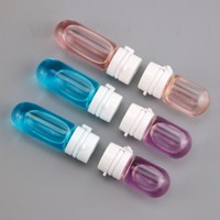 Flacons ampoules en verre transparent miniatures portables vides de 1,5 ml, 2 ml, 3 ml, 5 ml en forme de bulbe pour essence, acide hyaluronique