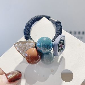 Colore della caramella appeso con perline e palline piccola fascia per capelli per ragazze e donne - Product Image 5