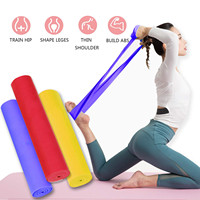 Bande de yoga en latex personnalisée haute résistance, bande de résistance en caoutchouc pour l'exercice, bande de fitness personnalisée, bande de thérapie
