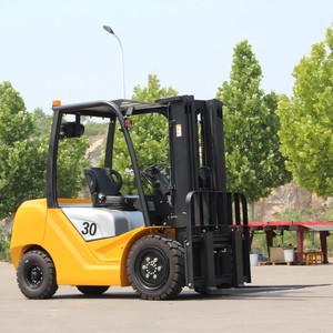 Chariot élévateur diesel APEXPRO GC-DK30 de 3 tonnes, spécifiquement conçu pour les entrepôts, hautement efficace, économe en carburant, faible niveau sonore, mât à glissière latérale en option - Product Image 1