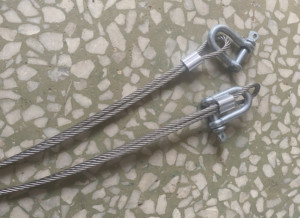 Molla Rinforzata per Trappola per Cinghiali, Volpi e Conigli, Ricambio con Dadi e Cavo Metallico Diametro 4mm - Product Image 6