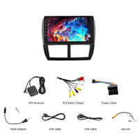 Autoradio Android 15 avec écran OLED, WiFi intégré pour GPS, écran tactile, Android Auto, CarPlay pour Subaru Forester 2008-2012