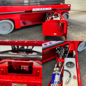 Plataforma Elevadora de Tijera Hidráulica Eléctrica Autopropulsada de <span class=keywords><strong>3m</strong></span> 6m 8m 10m 12m 14m 16m 18m para Construcción y Trabajos Aéreos - Product Image 6