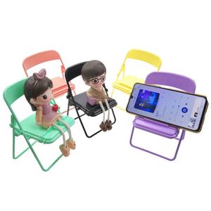 Cute Macaron Color Adjustable Foldable Universal Mobile Phone Desktop Stand Cell Phone <b>Holder</b> Chair for Samsung <b>iphone</b> - Product Image 1