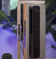 Impermeable cara Palmar vena opción Apple HomeKit cerradura de puerta automática código de huella dactilar Tuya Wifi Smart Lock Cámara Video intercomunicador