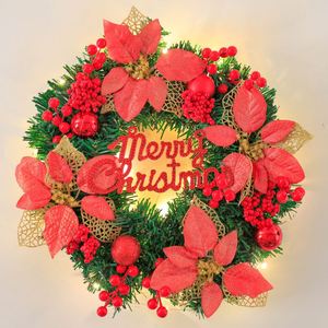 Guirlande de Noël du fabricant avec lumières 30/40/50/60cm, à suspendre à la porte ou au mur pour la décoration de Noël - Product Image 3