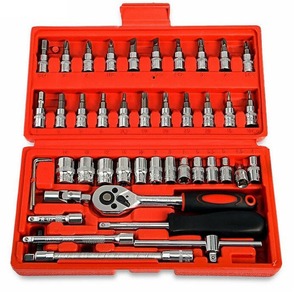 Juego de Herramientas Manuales Torx de 1/4\" (6.3mm), 46 Piezas, Juego de Llaves de Reparación Automotriz y Mantenimiento - Product Image 2