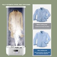 Séchoir à vêtements compact et portable électrique à vapeur automatique avec contrôle par minuterie et UV