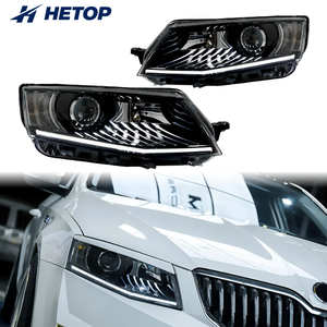 Fari HETOP Octavia 2015-<span class=keywords><strong>2017</strong></span>, Luci Fendinebbia LED, Luci Diurne DRL, Accessori Auto Tuning, Fari Anteriori per <span class=keywords><strong>SKODA</strong></span> Octavia - Product Image 1