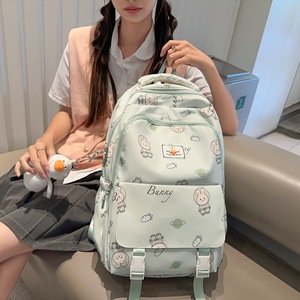 Japanese Style Cartoon Rabbit <b>Backpack</b> 15 Inches For Female <b>Students</b> School Education - Product Image 2