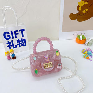 Bolsos para niños, novedad de <span class=keywords><strong>verano</strong></span> 2022, bandolera de un solo hombro para niñas, monedero de gelatina para bebé de princesa bonita extranjera, compre Mini Cute Pe - Product Image 4