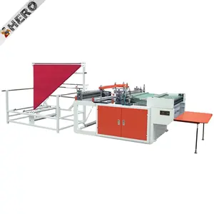 Hoge Kwaliteit Maker Map Platte Bodem Voedsel Kraft Boodschappentas Maken Machine Met Handvat