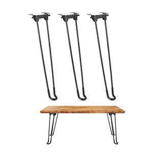 Easy Installation Metal DIY Portable Detachable Laptop Computer Mini Desk Coffee <b>Table</b> Adjustable Folding <b>Legs</b> - Product Image 1