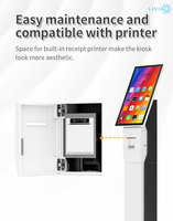 Machine de commande de kiosque d'impression de libre service Machine de dispositif de commande automatique de plancher debout avec le scanner QR de lecteur de NFC pour le restaurant