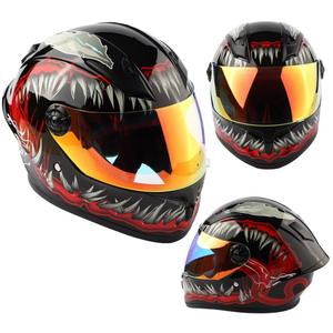 Factory Kids Bike Helmet con lentes de color para <span class=keywords><strong>pedal</strong></span> Scooter, motocicleta, ATV, Quad Bike, adecuado para edades 3-10 - Product Image 1