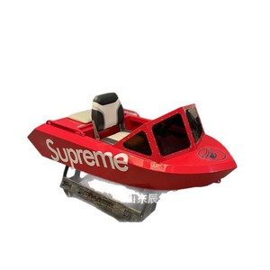 Lancha Eléctrica Supreme de 400x165cm, de Fibra de Vidrio, para 2 Personas, para Entretenimiento Acuático y Carreras - Product Image 1