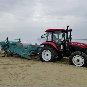 Manufacturer's store beach sand cleaning machine sweeper tractor beach cleaner machinery beach garbage cleaning competitive