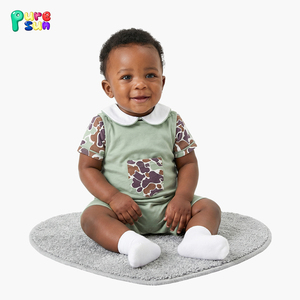 رومبير أطفال جديد من Puresun بطباعة التمويه، قطن بأكمام قصيرة للربيع/الصيف، متوفر بالجملة وقابل للتخصيص - Product Image 2