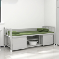 Lit simple avec cadre en acier Offre Spéciale Lit simple avec armoire sous le lit Dortoir Lit simple pour appartement