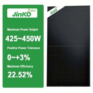 Jinko Tiger Neo 54HL4R-BDB Module bifacial tout noir de 425 à 450 watts, double panneau solaire Jinko de type N 425W 430W 435W 440W 445W 450 W - Product Image 3