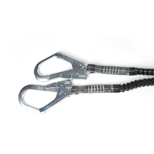 Dây đai an toàn toàn thân nhà máy sản xuất, móc đôi, dây đai giảm xóc với móc khóa - Product Image 3