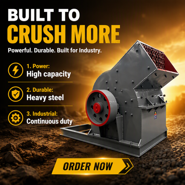 Customized Hammer Crusher Gold Mining Hard Rock Coal and Stone Crushing Equipment for Sale