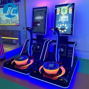 Máquina de videojuegos que funciona con monedas Carrusel interactivo dinámico Patio de juegos de metal Control de movimiento Juego de ritmo - Product Image 2