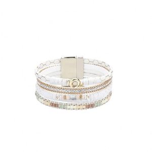 Punk <b>Leather</b> <b>Bracelet</b> Strategic Factory Direct Wholesale Waterproof Property Holiday Gift for Women Vacuum Melted Steel - Product Image 5