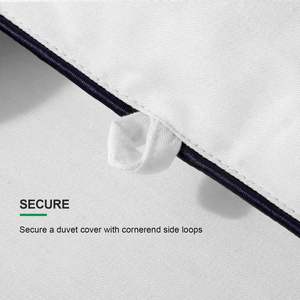 Edredón de <span class=keywords><strong>cama</strong></span> ligero <span class=keywords><strong>Reversible</strong></span> de algodón 100%, edredón King de gran tamaño suave y transpirable, uso en todas las estaciones, para hoteles - Product Image 3