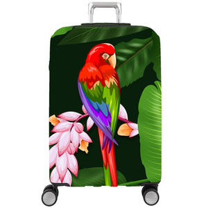 Mode imprimé résistant à l'usure haute élasticité polyester <span class=keywords><strong>cabine</strong></span> étui valise protecteur bagages couverture compagnie aérienne cadeaux promotionnels - Product Image 1