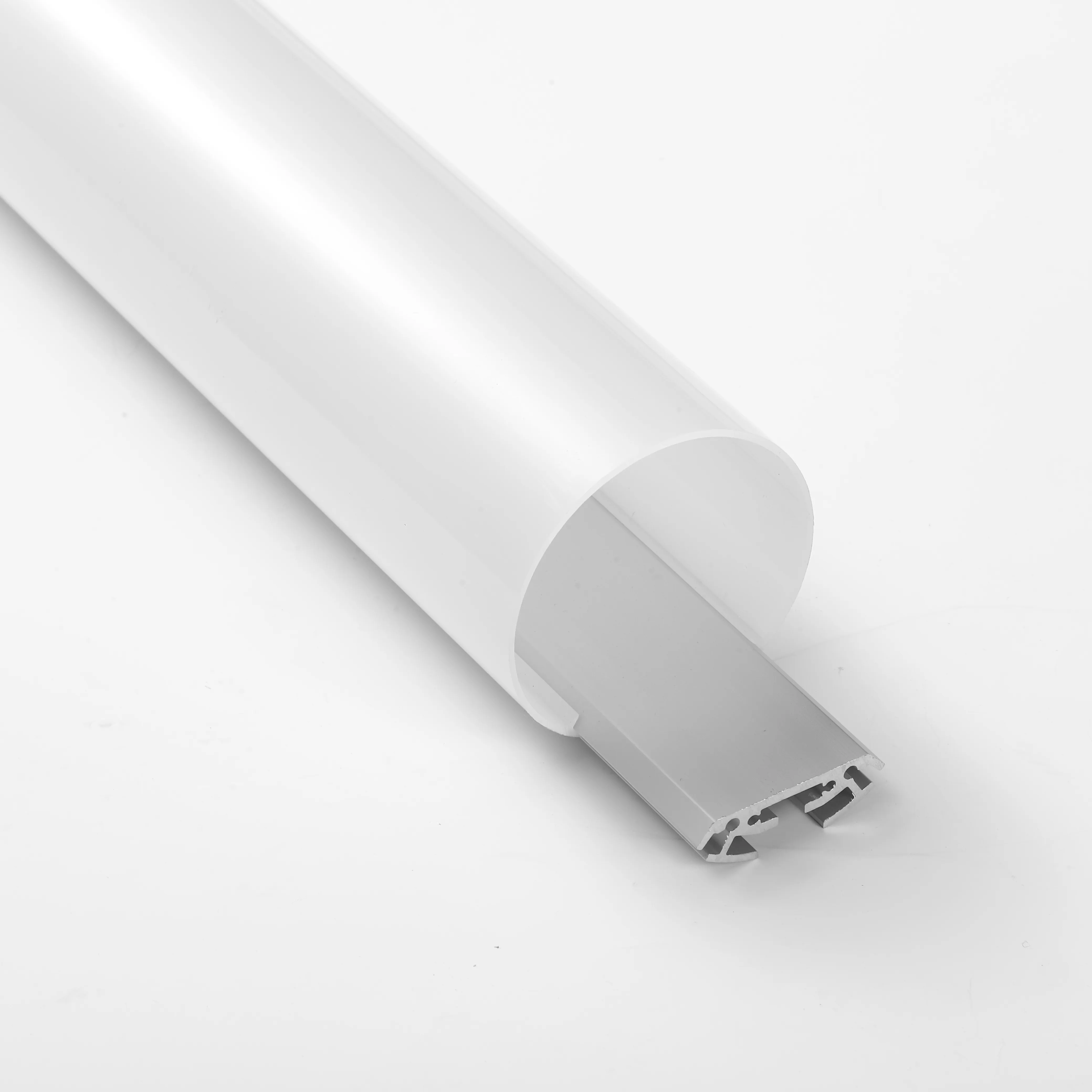 1 Metro di Alluminio Profilo Rotondo Canale, Alu Led appeso Profilo Per Led Bar Luce Lineare