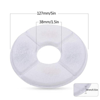 Distributeur d'eau automatique pour animaux de compagnie et fontaine à eau pour chat, respectueux de l'environnement, avec filtre en coton, pour les voyages et l'utilisation en intérieur/extérieur