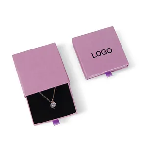 热销薄款1.7厘米首饰盒包装个性化Logo用品
