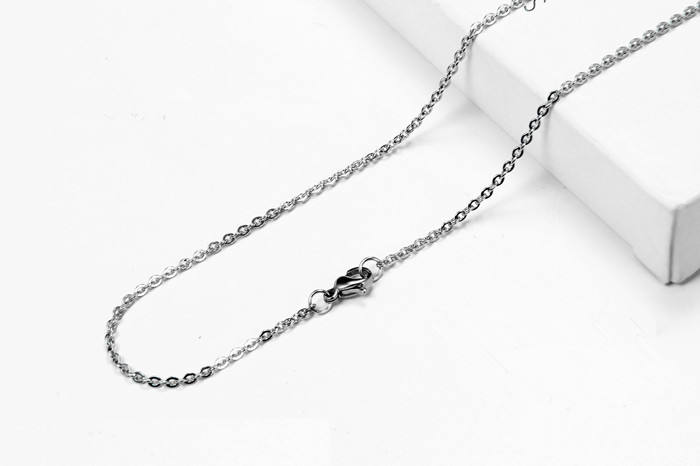 necklace silver for women long
