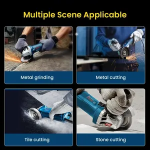 Meuleuse d'angle <span class=keywords><strong>Bosch</strong></span> GWS 700 filaire 110/220V, machine de polissage et de découpe, 12000 tr/min, disques de 100 mm, machine de meulage électrique, outils électriques - Product Image 2