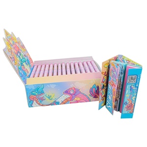 Papel de Liar Slim Jim de Combustión Lenta Sin Colorantes, 32 Papeles NATURALES y Boquillas + Grinder de 8 Bandejas, Calidad Premium - Product Image 2