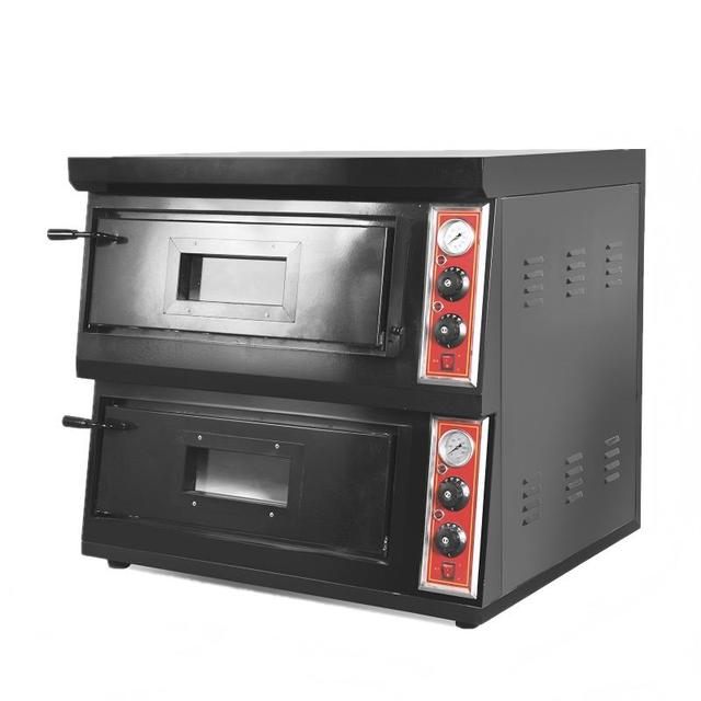 Smart Commercial Pizza Oven 18 32 Inch Single Double Deck Gas Pizza Oven with Electric Option Available
