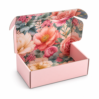 Boîte d'expédition personnalisée pour produits e-commerce, en carton ondulé imprimé sur mesure, faible MOQ, pour colis aériens