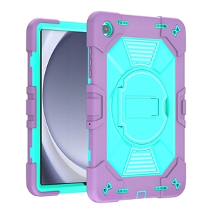 Étui robuste antichoc pour tablette Samsung Galaxy Tab A9+ A11+, protection intégrale anti-chute avec béquille rotative à 360° - Product Image 1