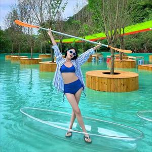 Wojin 11ft Kayak 2 personnes Double siège vente en gros Touring Clear Crystal Kayaks Transparent Kayak de pêche à vendre - Product Image 3