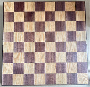Échiquiers en bois 52*52*1.5cm Grand échiquier international 20 pouces Échiquier en MDF avec <span class=keywords><strong>placage</strong></span> en noyer et chêne - Product Image 6
