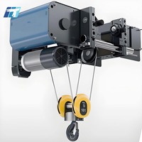 Pont roulant à double portique de haute qualité, d'occasion, 5 tonnes, 10 tonnes, avec palan électrique à câble de conception européenne, palan électrique européen