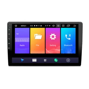 Krando Android 13.0 9 "Xe Android đài phát thanh xe đài phát thanh IPS + 2.5D đa phương tiện Tablet Carplay QLED Android Tablet GPS FM Đài phát thanh