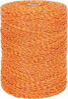 Lifeall Ecologisch Vriendelijke Elektrische Draadomheining van Kunststof - Wit/Rood 6ft Buitenbescherming voor Schapen, Geiten & Varkens - Omheining Accessoires