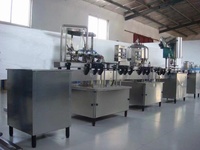 Machine de remplissage et de bouchage automatique de boissons 220V/380V pour bouteilles d'eau/jus avec 8 buses
