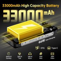 Tout Nouveau Téléphone Original OUKITEL WP100 5G Robuste Débloqué, Batterie 33000mAh, Écran 6,8", 12Go+512Go, Téléphones Android Étanche