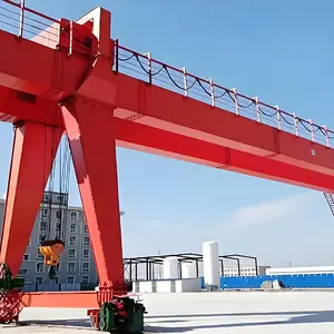 Nhà máy chuyên nghiệp cantilever giàn cần cẩu 20 tấn container đôi dầm cao su lốp giàn cần cẩu